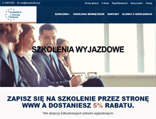 Tablet Screenshot of eceszkolenia.pl